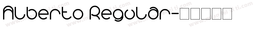 Alberto Regular字体转换